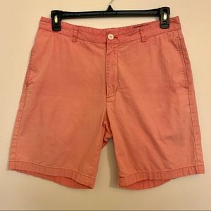 Men's Vineyard Vines Club Shorts Size 34 9" Inseam Coral Salmon Pink
